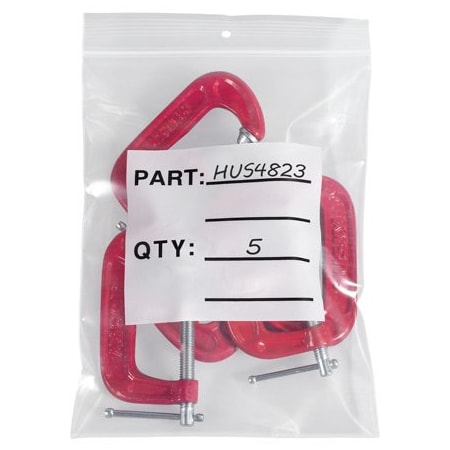 Bsc Preferred 9 x 12'' - 4 Mil Parts Bags w/ Hang Holes, 1000PK BUY03998352